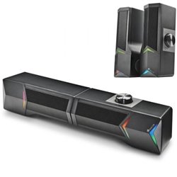 Altavoces - Barra de Sonido con Bluetooth NGS GSX-B1200/ 12W/ 2.0/ Negros