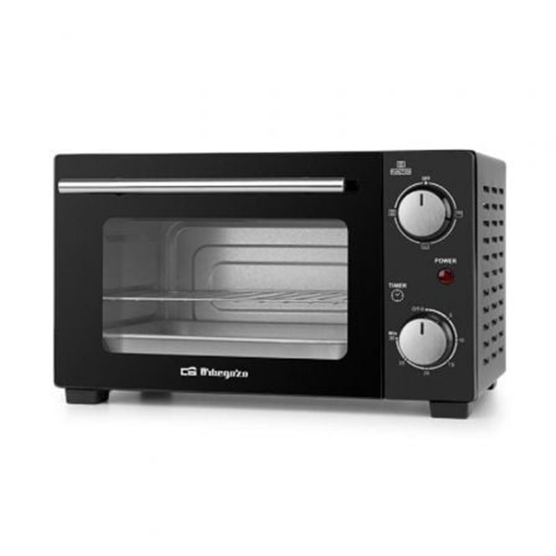 Horno de Sobremesa Orbegozo HO 985/ 800W/ Capacidad 10L/ Negro