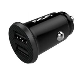 Cargador de Coche Philips DLP2510/ 2xUSB/ 12W