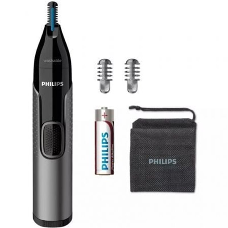 Perfilador Philips Nose Trimmer 3650 Serie 3000/ a Pilas/ 3 Accesorios