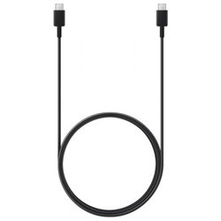 Cable USB 2.0 Tipo-C Samsung EP-DX310JBEGEU/ USB Tipo-C Macho - USB Tipo-C Macho/ 1.8m/ Negro