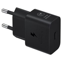 Cargador de Pared Samsung EP-T2510NBEGEU/ 1xUSB Tipo-C/ 25W