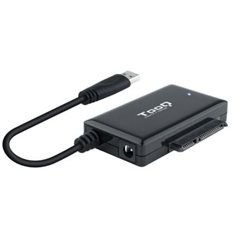 Adaptador para Discos Duros 2.5"/3.5" Tooq TQHDA-01A/ USB 3.0 Macho - SATA