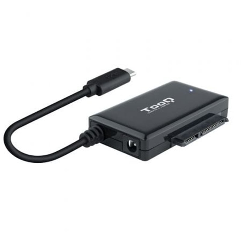 Adaptador para Discos Duros 2.5"/3.5" TooQ TQHDA-02C/ USB Tipo-C Macho - SATA