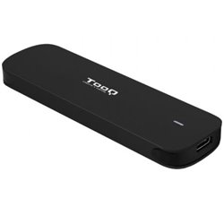 Caja Externa para Disco SSD M.2 NVMe TooQ TQE-2201B/ USB 3.1 Gen2/ Sin tornillos