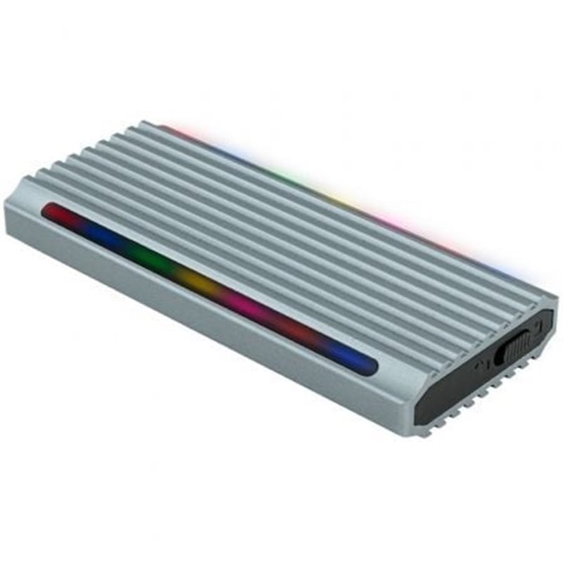 Caja Externa para Disco SSD M.2 NVMe TooQ TQE-2221G/ USB 3.1 Gen2/ Sin tornillos