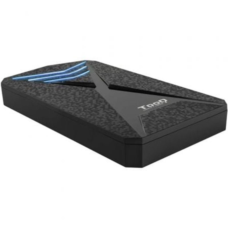 Caja Externa Gaming para Disco Duro de 2.5" TooQ TQE-2550BL/ USB 3.1/ Sin tornillos