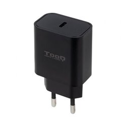 Cargador de Pared TooQ TQWC-PDUSBC20B/ 1xUSB Tipo-C/ 20W