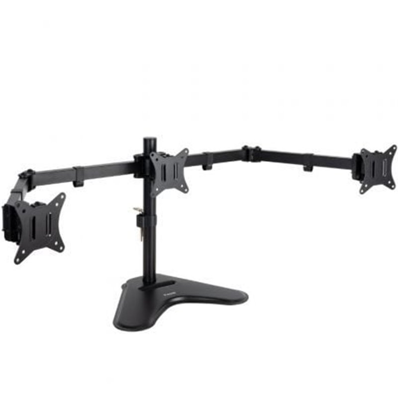 Soporte para 3 Monitores TooQ DB1704TN-B/ hasta 7kg