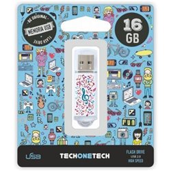 Pendrive 16GB Tech One Tech Music Dream USB 2.0