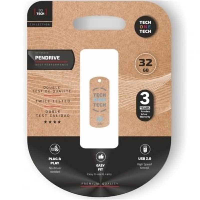 Pendrive 32GB Tech One Tech Pro Smart Clip Tech USB 2.0