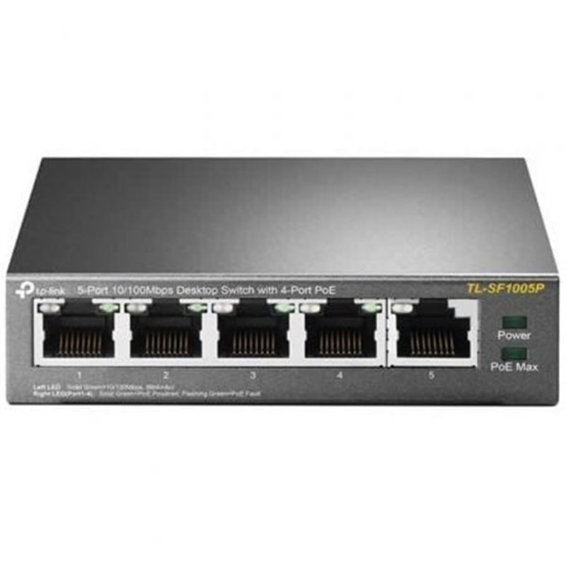 Switch TP-Link TL-SF1005P 5 Puertos/ RJ-45 10/100 PoE