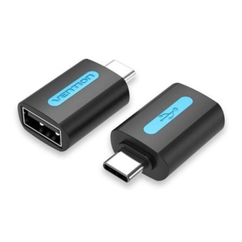 Adaptador USB 2.0 Vention CDTB0/ USB Tipo-C Macho - USB Hembra