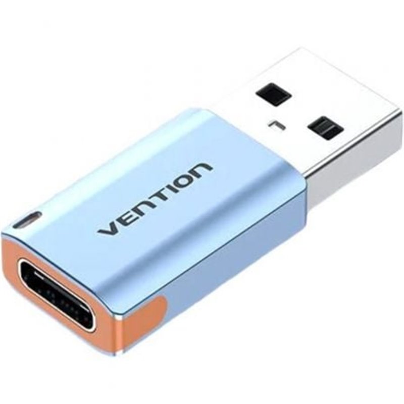 Adaptador USB 3.1 Vention CUAH0/ USB Tipo-C Hembra - USB Macho/ Azul