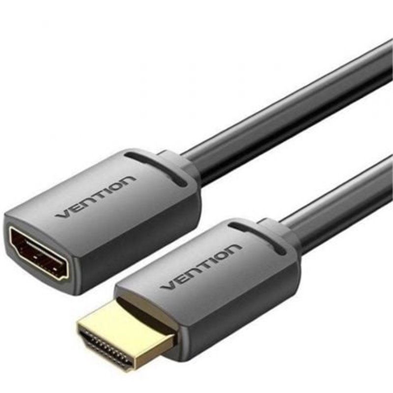 Cable Alargador HDMI 4K Vention AHCBJ/ HDMI Macho - HDMI Hembra/ 5m/ Negro