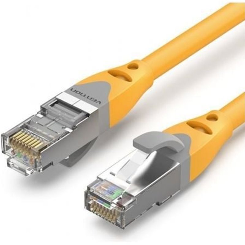 Cable de Red RJ45 SFTP Vention IBHYI Cat.6A/ 3m/ Amarillo