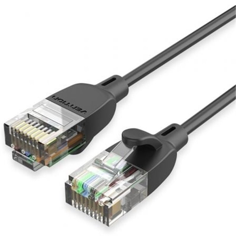 Cable de Red RJ45 UTP Vention IBIBL Cat.6A/ 10m/ Negro