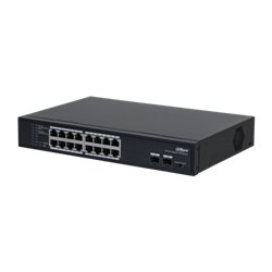 (DH-PFS3218-16GT-135) DAHUA SWITCH L2 POE 16 PUERTOS + 2 GIGABIT SFP