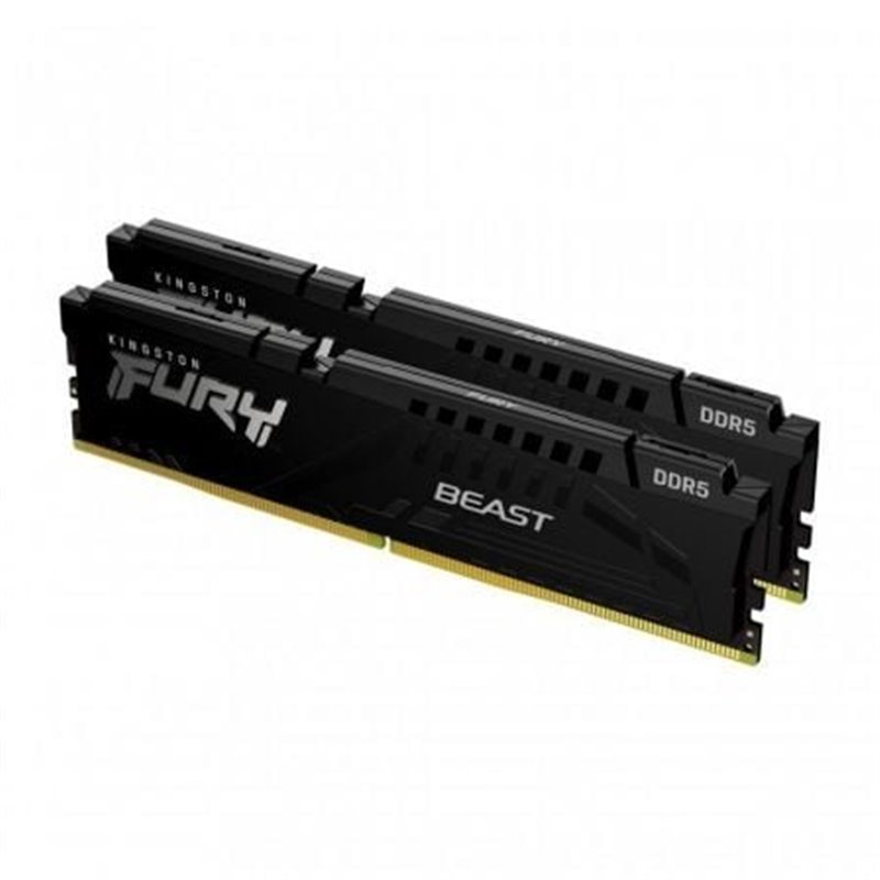 Memoria RAM Kingston FURY Beast 2 x 16GB/ DDR5/ 5200MHz/ 1.1V/ CL40/ DIMM