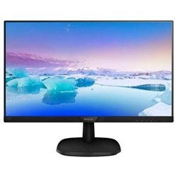 Monitor Philips 243V7QDAB 23.8"/ Full HD/ Multimedia/ Negro