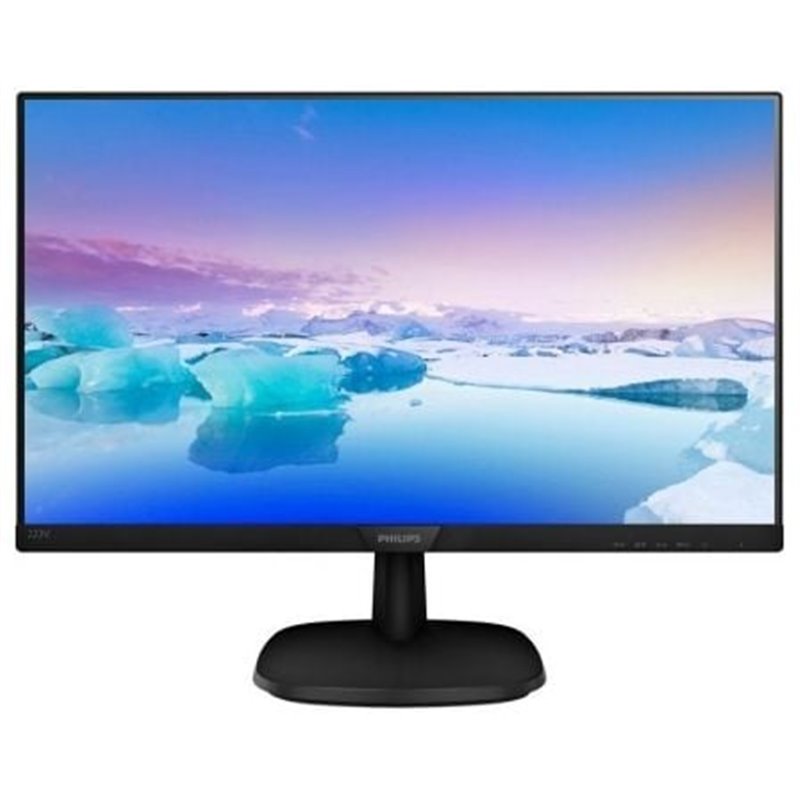 Monitor Philips 243V7QDAB 23.8"/ Full HD/ Multimedia/ Negro