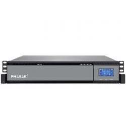 SAI Online Phasak Rack 19" 2000 VA Online LCD/ 2000VA-1800W/ 4 Salidas/ Formato Rack