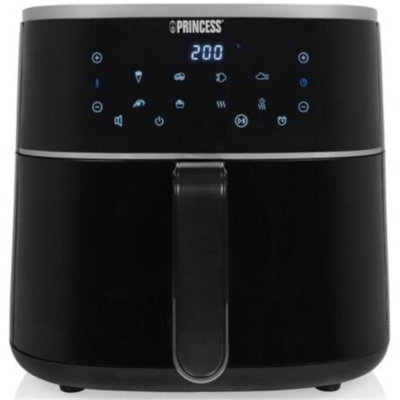 Freidora por Aire / Sin Aceite Princess Digital Aerofryer 182244/ 1500W/ Capacidad 6L