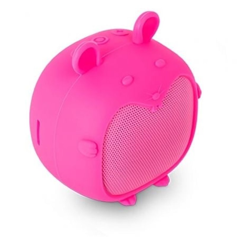 Altavoz con Bluetooth SPC Sounds Pups Mouse/ 3W/ 1.0/ Rosa