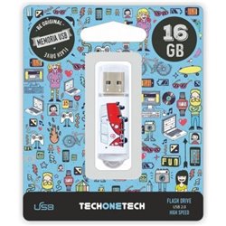 Pendrive 16GB Tech One Tech Camper VAN-VAN USB 2.0