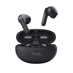 Auriculares Bluetooth Trust Yavi ENC con estuche de carga/ Negros