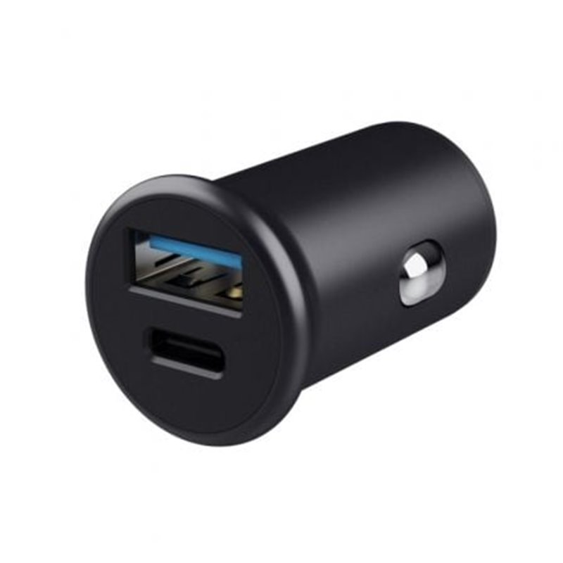 Cargador de Coche Trust Maxo/ 1xUSB-Tipo C/ 1xUSB/ 38W