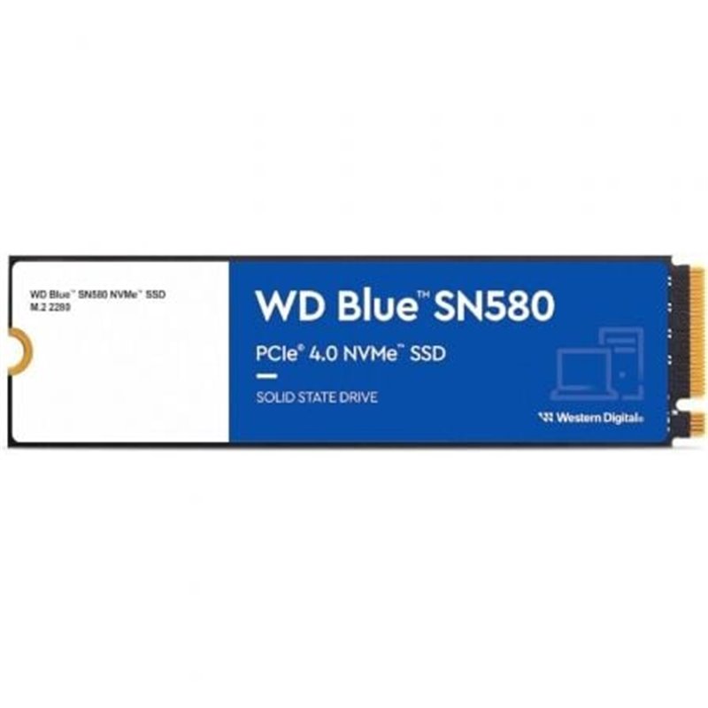 Disco SSD Western Digital WD Blue SN580 2TB/ M.2 2280 PCIe/ Full Capacity