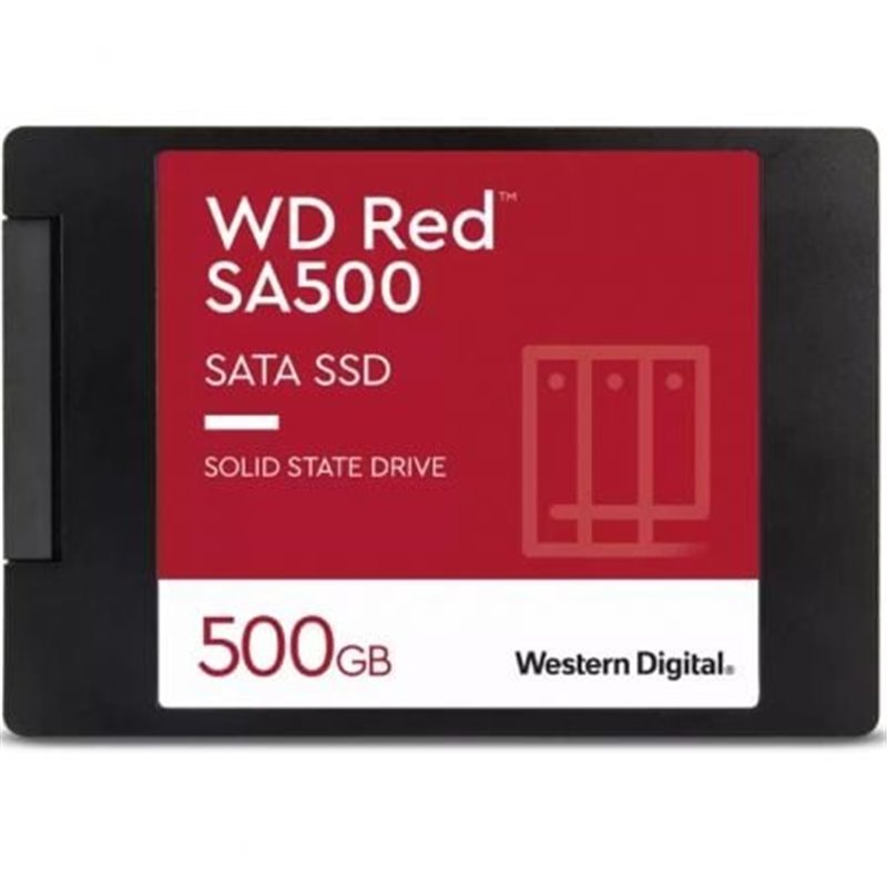 Disco SSD Western Digital WD Red SA500 NAS 500GB/ SATA III