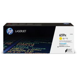 HP LaserJet Cartucho de tóner Original 659X amarillo de alta capacidad