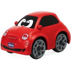 COCHE RADIO CONTROL FIAT 500 ROJO CON SONIDOS REALES 14X13,5X21 CM