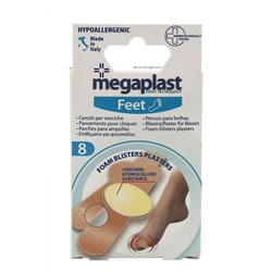 Megaplast Parches para ampollas 8 piezas