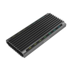 Caja Externa para Disco SSD M.2 SATA/NVMe Aisens ASM2-RGB011GR/ USB 3.2 Gen2/ Sin Tornillos