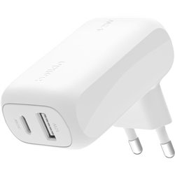 BOOSTCHARGE™ 42W - 30W USB-C PD PPS + 12W USB-A DUAL WALL CHARGE