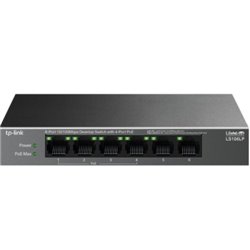 TP-LINK SWITCH DE SOBREMESA DE 6 PUERTOS 10/100 MBPS CON 4 PUERTOS POE PUERTOS: 4× 10/100 MBPS POE, 2× 10/100 MBPS NO POE ESPECI