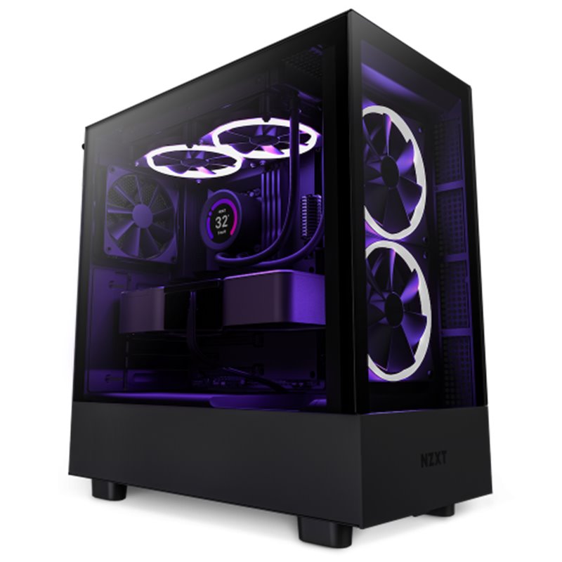 NZXT H5 Elite Midi Tower Negro, Transparente