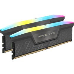 MEMORIA CORSAIR DDR5 64GB 2X32GB PC5600 VENGEANCE RGB CMH64GX5M2B5600Z36K