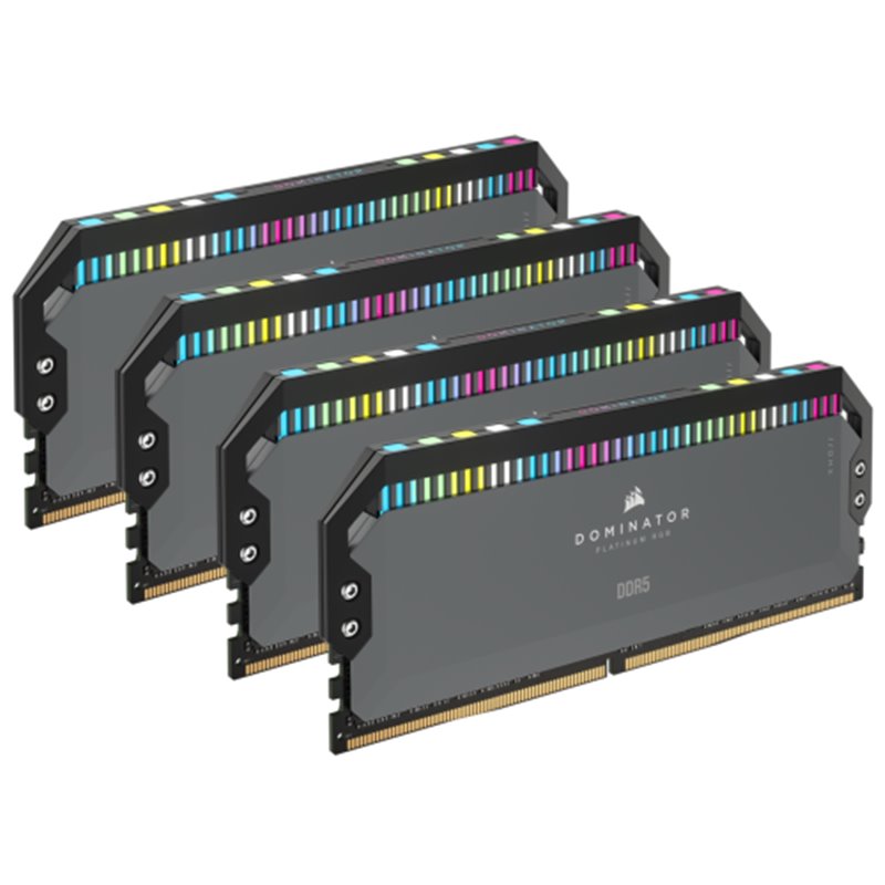 MEMORIA CORSAIR DDR5 64GB 4X16GB PC5600 DOMINATOR PLATINUM RGB CMT64GX5M4B5600Z36