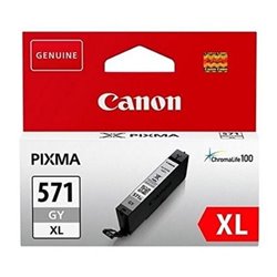 Cartucho de Tinta Original Canon CLI-571XL Alta Capacidad/ Gris