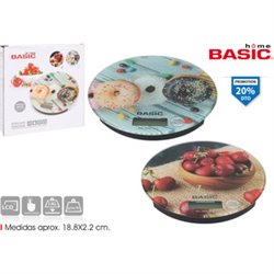 BASCULA COCINA DIGITAL 5KG RED.DEC. BASIC