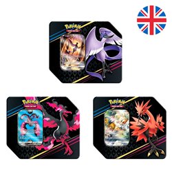 Lata metalica juego cartas coleccionables Crown Zenith V Pokemon surtido ingles