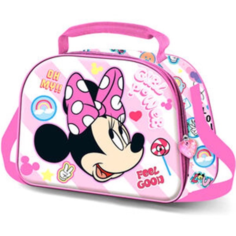 BOLSA PORTAMERIENDAS 3D POWER MINNIE DISNEY