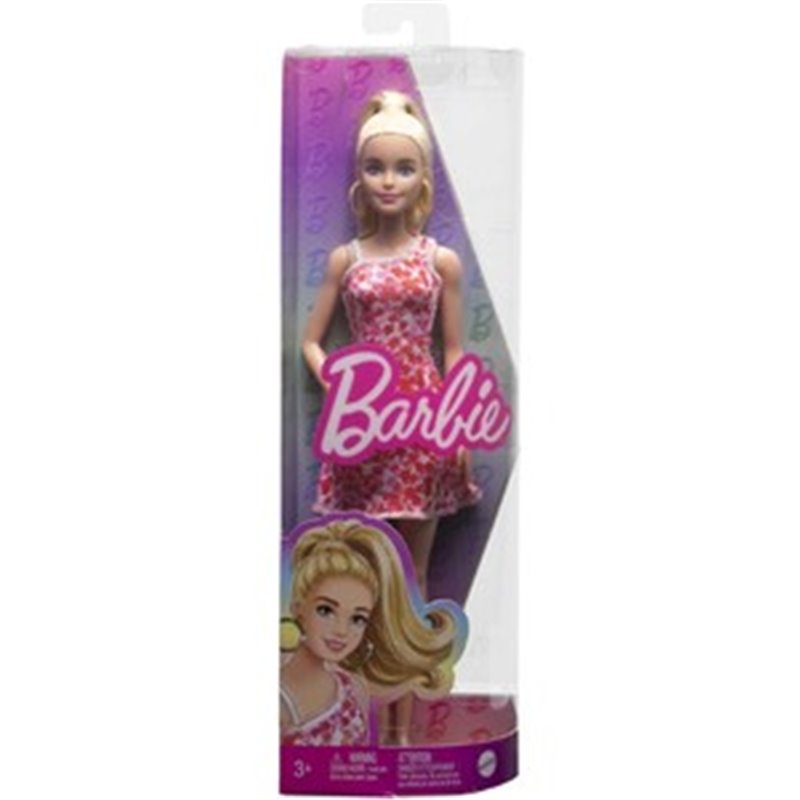 BARBIE FASHIONISTA VESTIDO ROSA