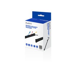 Ewent EW1562 organizador de cables Universal Pasacables Negro 1 pieza(s)