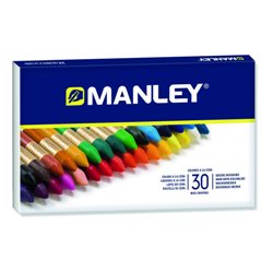 ESTUCHE 30 CERAS MANLEY MNC00077