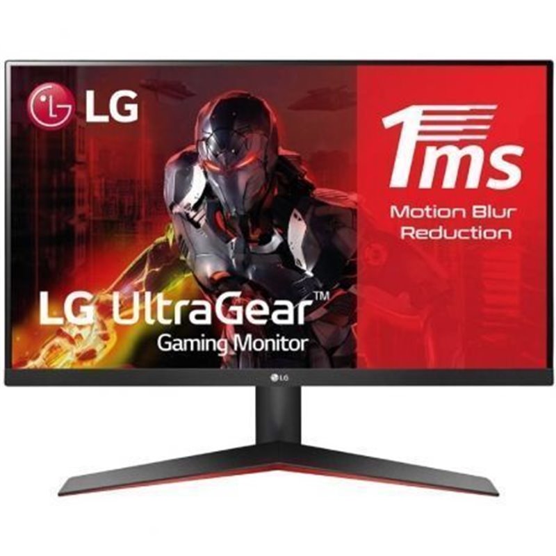 Monitor Gaming LG 24MP60G-B 23.8"/ Full HD/ 1ms/ 75Hz/ IPS/ Negro